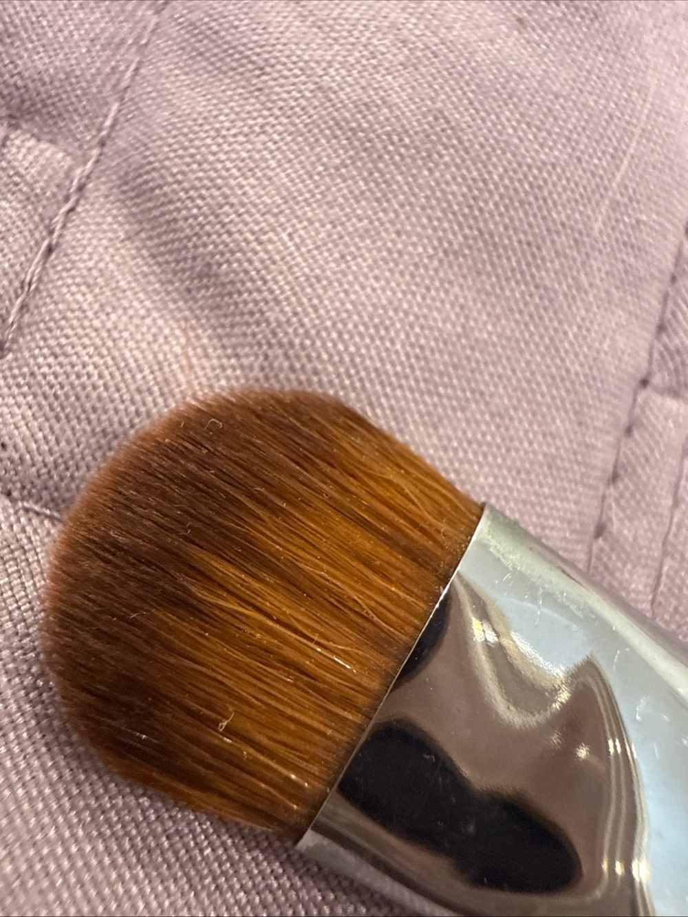 Sigma Brown Flat-Top Makeup Brush for Women